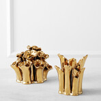 Marlin Vase // Gold (Small)