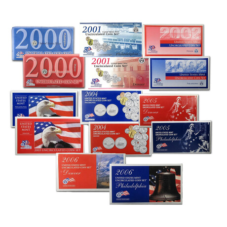 2000's U.S. Uncirculated Coin Sets // Decade Set (236 Coins)