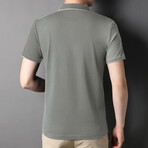 Logo Detail Polo Shirt // Army Green (XS)