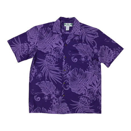 Monstera Ceres Shirt // Purple (Small)