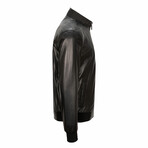 Derek Leather Jacket // Black (M)