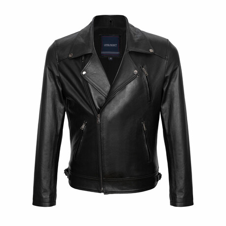Carson Leather Jacket // Black (S)