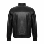 Eric Leather Jacket // Black (3XL)