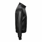 Eric Leather Jacket // Black (XL)