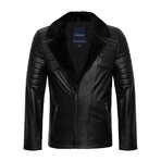 Oliver Leather Jacket // Black (L)