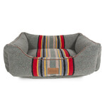 Pendleton Vintage Camp Kuddler Dog Bed / Heather Green (Medium)