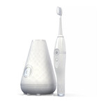 TAO Clean Umma Diamond Sonic Toothbrush + Cleaning Station (White)