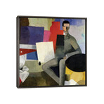 The Seated Man, or The Architect  by Roger de la Fresnaye (18"H x 18"W x 0.75"D)