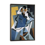Figure of a Woman, 1917 (oil on canvas) by Juan Gris (26"H x 18"W x 0.75"D)