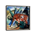 Red Bull  by Franz Marc (18"H x 18"W x 0.75"D)