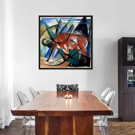 Red Bull  by Franz Marc (18"H x 18"W x 0.75"D)