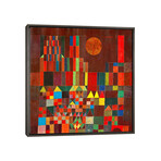 Burg und Sonne, 1928 by Paul Klee (18"H x 18"W x 0.75"D)