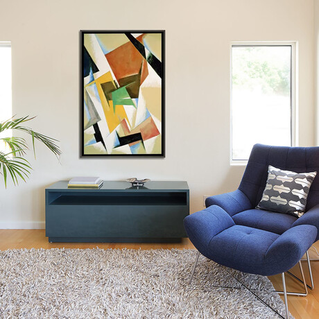 Compostion, 1921 by Lyubov Popova (26"H x 18"W x 0.75"D)