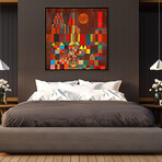 Burg und Sonne, 1928 by Paul Klee (18"H x 18"W x 0.75"D)