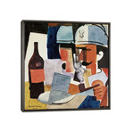Soldier with Pipe and Bottle by Roger de la Fresnaye (18"H x 18"W x 0.75"D)