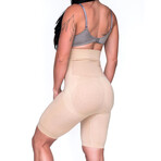 Women's Slimming Tummy Control Long Shorts // Nude (S/M)