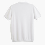 Polo Neck T-Shirt // White (S)