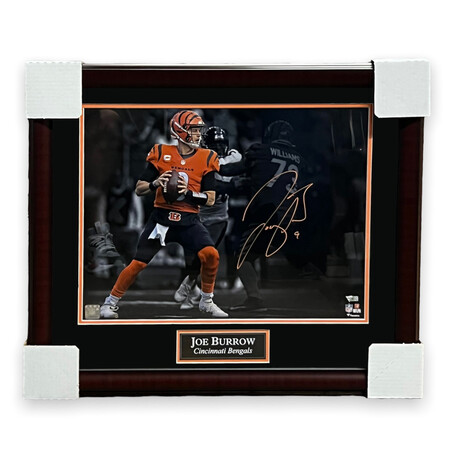 Joe Burrow // Cincinatti Bengals // Signed Photograph + Framed