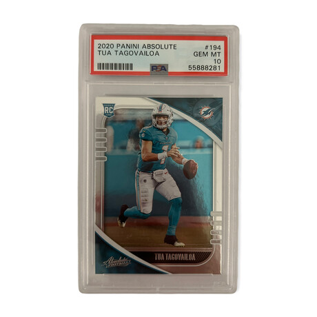 Tua Tagovailoa // 2020 Panini Absolute // Rookie Card // PSA 10 Gem Mint