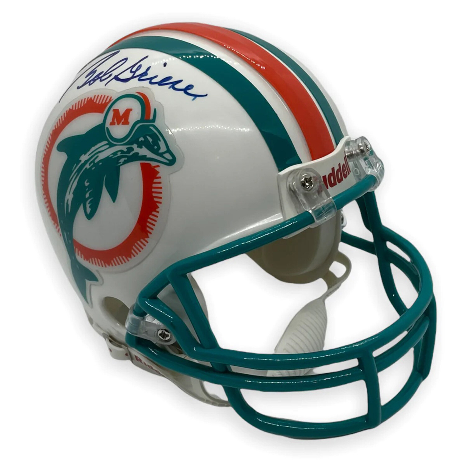 BOB GRIESE*SIGNED*AUTOGRAPHED*MIAMI*DOLPHINS*AUTHENTIC*MINI*HELMET