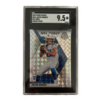 Justin Herbert // 2020 Panini Mosaic NFL Debut Prizm // Rookie Card // SGC 9.5 Mint+