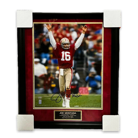 Joe Montana // San Fransisco 49ers // Signed Photograph + Framed