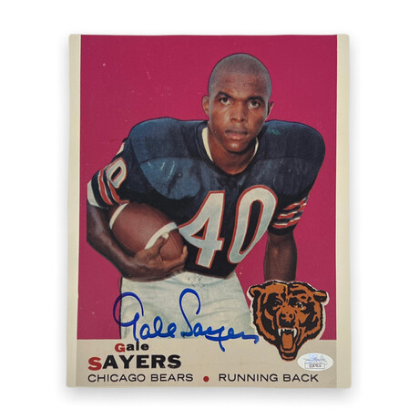 Gale Sayers // Chicago Bears // Signed Photograph