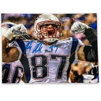 Rob Gronkowski // New England Patriots // Signed Photograph