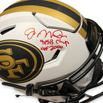 Joe Montana // San Fransisco 49ers // Signed Authentic Flex Helmet + Inscriptions