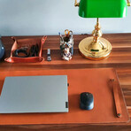 Leather Desk Mat // 32 x 70