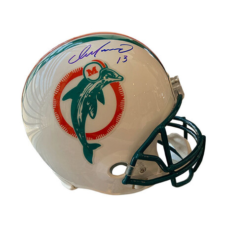Dan Marino // Autographed Miami Dolphins Replica Football Helmet