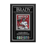 Tom Brady 7 Championships Tribute // Limited Edition of 212 // Facsimile Signature