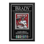 Tom Brady // 7 Championships Tribute // Limited Edition #12/212 // Facsimile Signature