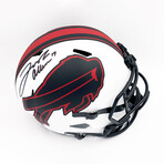 Josh Allen // Autographed Buffalo Bills Lunar Helmet