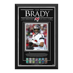 Tom Brady Limited Edition #12 of 112 Display // Tampa Bay Buccaneers // Facsimile Signature
