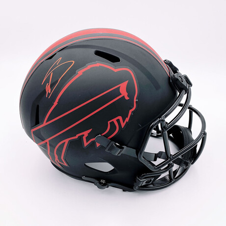 Stefon Diggs // Autographed Buffalo Bills Eclipse Helmet