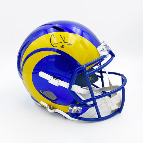 Cooper Kupp // Autographed Los Angeles Rams Helmet