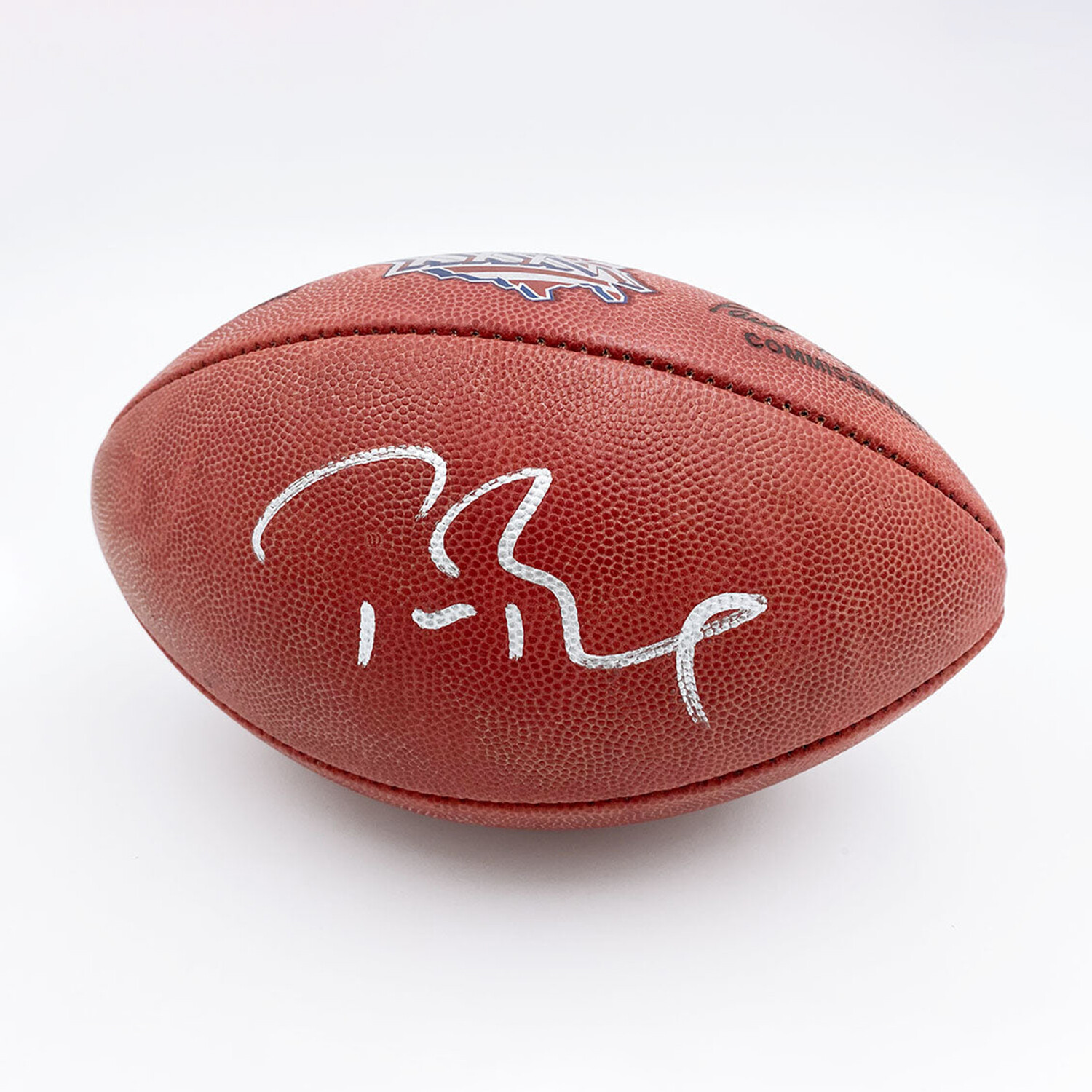 Tom Brady Super Bowl XXXVI Autographed Football COA