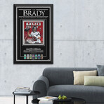 Tom Brady 7 Championships Tribute Limited Edition of 212 - Facsimile Signature