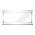 Moderno Beveled Rectangular Wall Mirror (54"L x 1.26"W x 24"H)