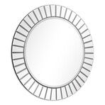 Moderno Beveled Round Wall Mirror