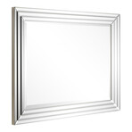 Multi Faceted Rectangular Wall Mirror