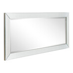 Bling Beveled Glass Rectangular Wall Mirror (54"L x 1.26"W x 24"H)