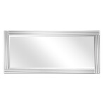 Moderno Stepped Beveled Rectangular Wall Mirror (54"L x 1.3"W x 24"H)