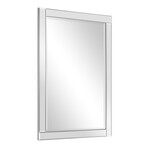 Moderno Beveled Rectangular Wall Mirror (36"L x 1.3"W x 24"H)