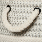 Modern Woven Hamper // Gray