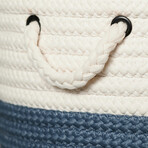 Nicholas 2-Tone Hamper (Navy)