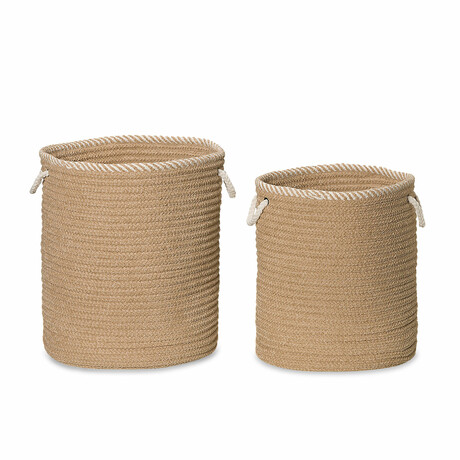 Soft Chenille Woven Hamper