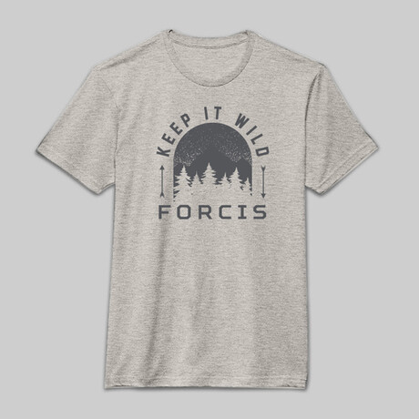 Keep It Wild Tee // Oatmeal Heather (S)