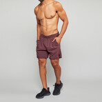 Standard Issue 6.5 Liner Shorts // Heather Maroon (S)